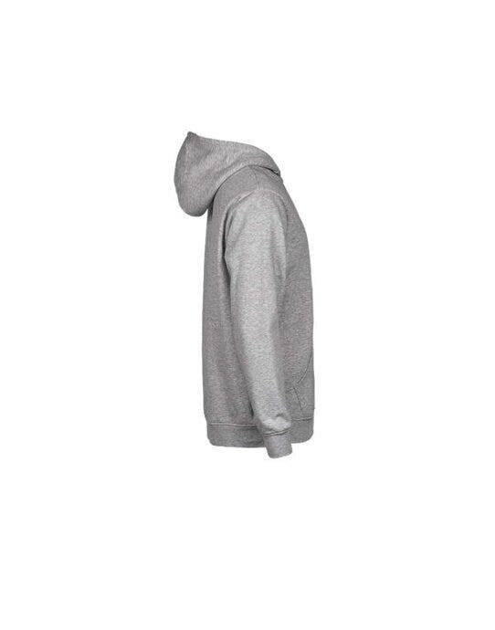 Tee Jays Jr Unlabeled Hooded Sweatshirt - Heather Grey