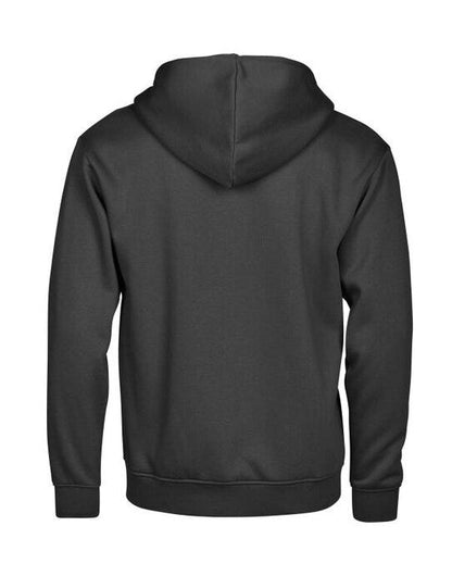 Tee Jays Unlabeled Hooded FZ Sweatshirt - Black