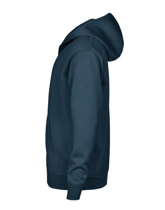 Tee Jays Unlabeled Hooded FZ Sweatshirt - Ink
