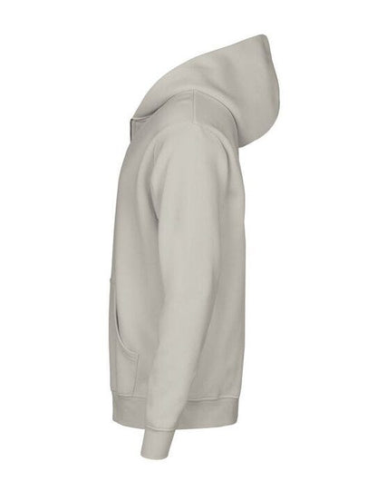 Tee Jays Unlabeled Hooded FZ Sweatshirt - Cement