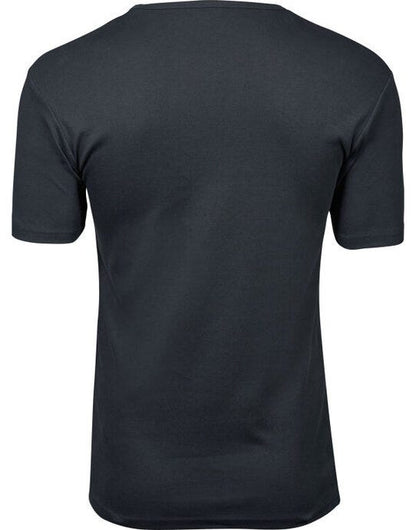 Tee Jays Mens Interlock Tee - Dark Grey