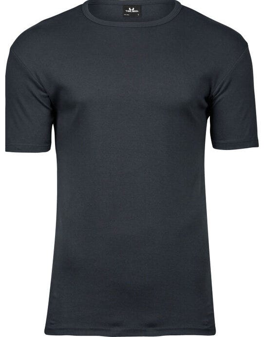 Tee Jays Mens Interlock Tee - Dark Grey