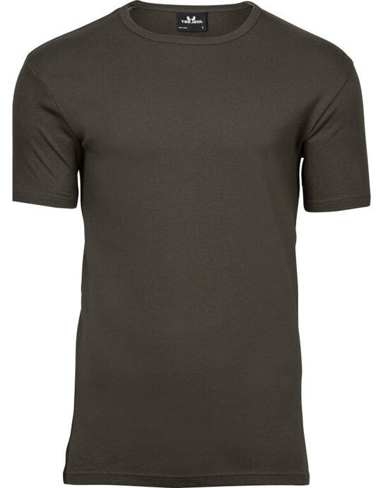 Tee Jays Mens Interlock Tee - Dark Olive