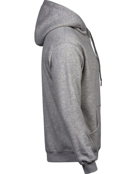 Tee Jays Mens Hooded Sweatshirt - Heather Grey