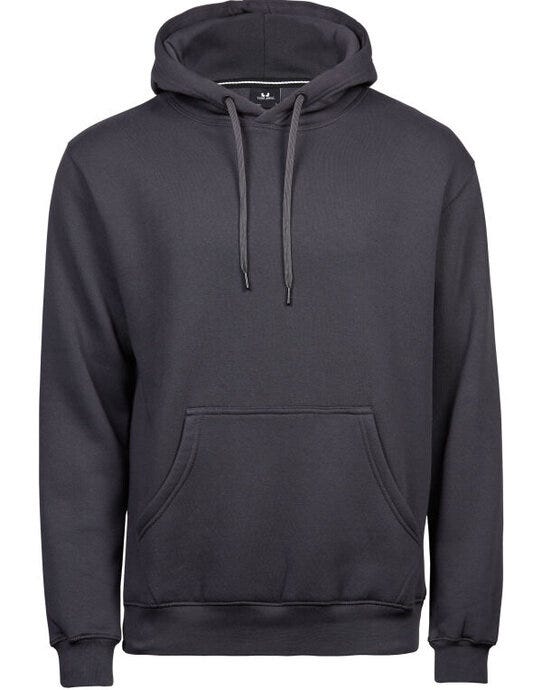 Tee Jays Mens Hooded Sweatshirt - Dark Grey