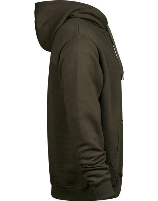 Tee Jays Mens Hooded Sweatshirt - Dark Olive