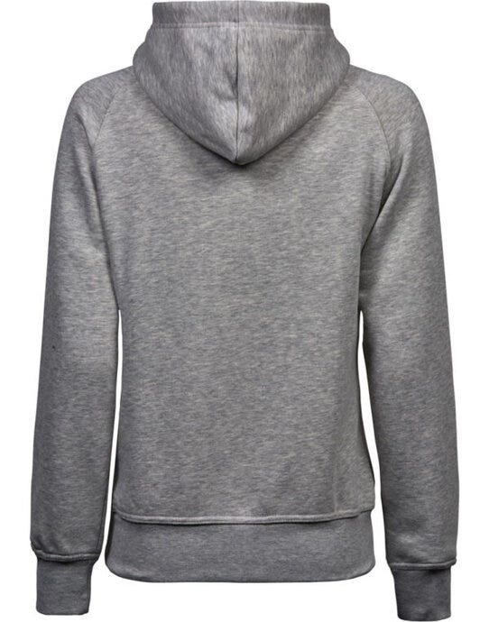 Tee Jays Ladies Hooded Sweatshirt - Heather Grey
