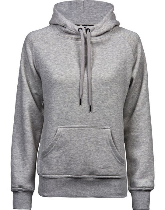 Tee Jays Ladies Hooded Sweatshirt - Heather Grey