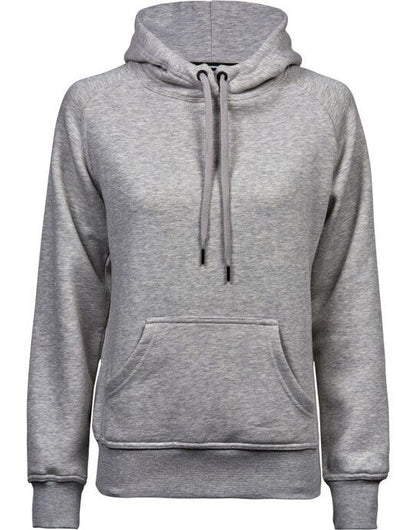 Tee Jays Ladies Hooded Sweatshirt - Heather Grey