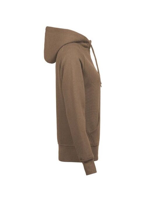Tee Jays Ladies Hooded Sweatshirt - Wood