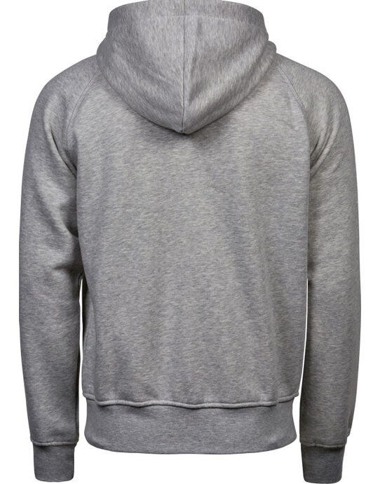 Tee Jays Mens Fashion Full Zip Hood - Heather Grey