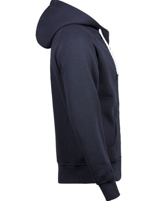 Tee Jays Mens Fashion Full Zip Hood - Navy