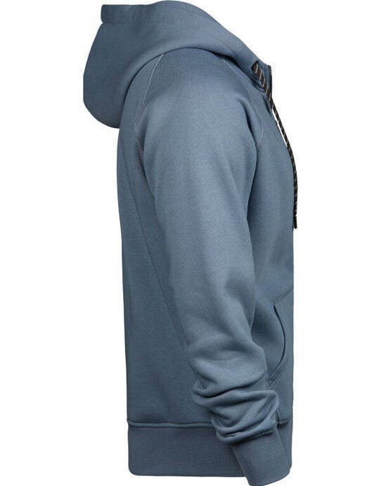 Tee Jays Mens Fashion Full Zip Hood - Flint Stone