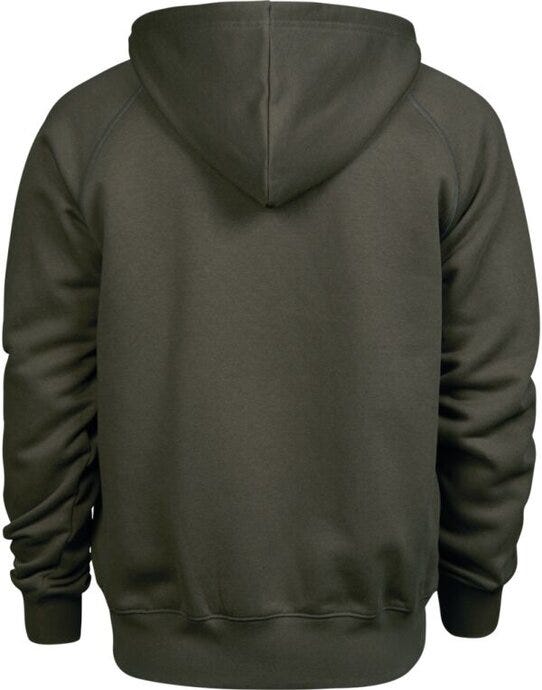 Tee Jays Mens Fashion Full Zip Hood - Deep Green