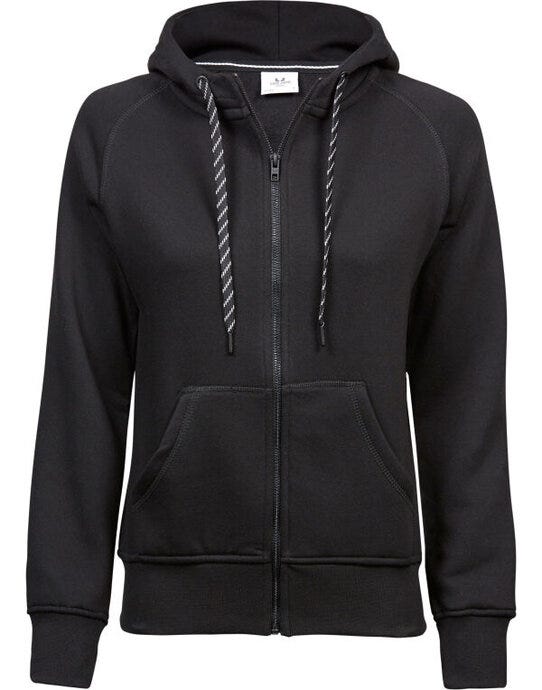 Tee Jays Ladies Fashion Full Zip Hood - Black