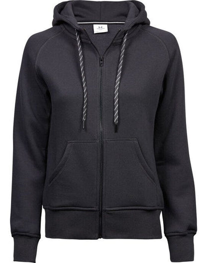 Tee Jays Ladies Fashion Full Zip Hood - Dark Grey