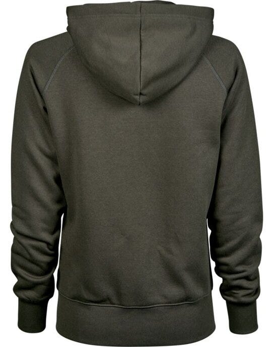 Tee Jays Ladies Fashion Full Zip Hood - Deep Green