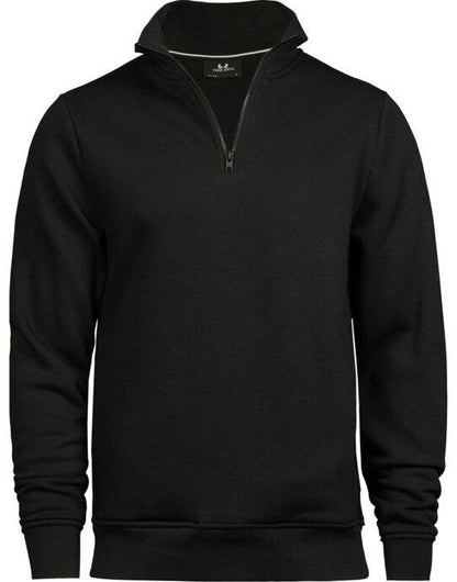 Tee Jays Half Zip Sweatshirt - Black
