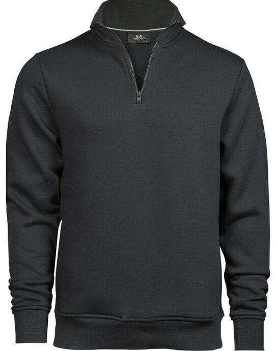 Tee Jays Half Zip Sweatshirt - Dark Grey