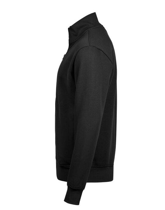 Tee Jays Men's Full Zip Cardigan - Black