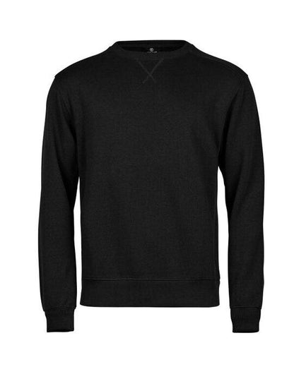 Tee Jays Ribbed Interlock Crewneck - Black