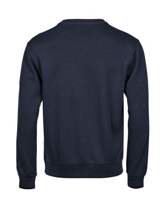 Tee Jays Ribbed Interlock Crewneck - Navy