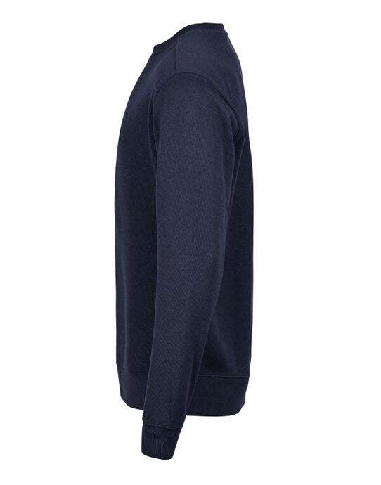 Tee Jays Ribbed Interlock Crewneck - Navy