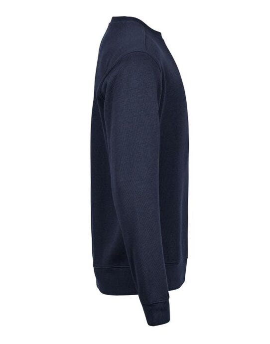 Tee Jays Ribbed Interlock Crewneck - Navy