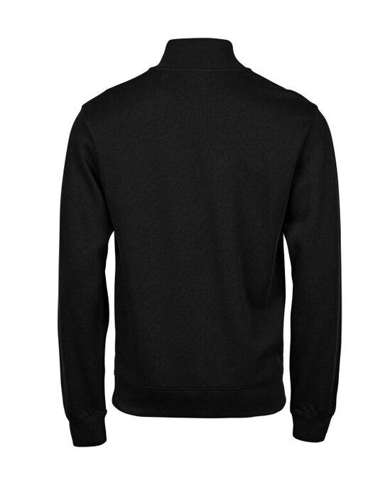 Tee Jays Ribbed Interlock Half Zip - Black