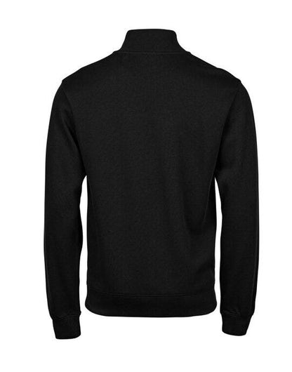 Tee Jays Ribbed Interlock Half Zip - Black