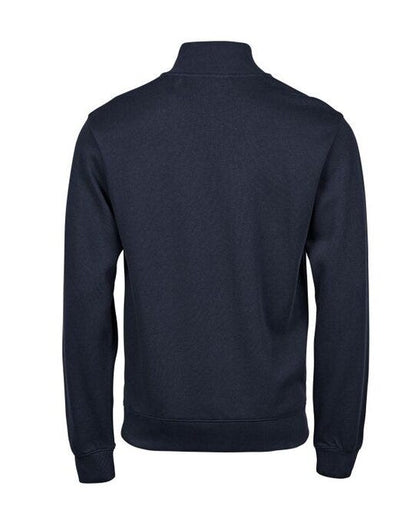 Tee Jays Ribbed Interlock Half Zip - Navy