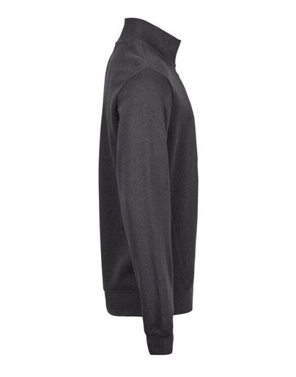 Tee Jays Ribbed Interlock Half Zip - Dark Grey