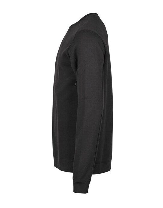 Tee Jays Athletic Crew Neck Sweat - Black