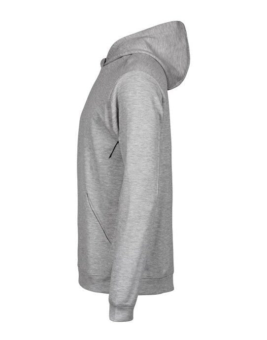 Tee Jays Athletic Hooded Sweat - Heather Grey