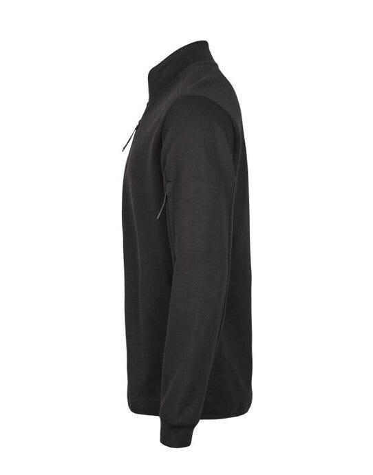 Tee Jays Athletic Full Zip Cardigan - Black