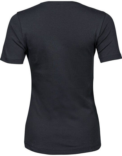 Tee Jays Ladies Interlock Tee - Dark Grey