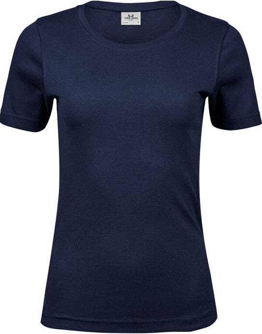 Tee Jays Ladies Interlock Tee - Navy