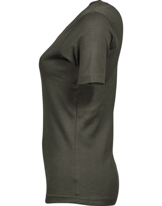 Tee Jays Ladies Interlock Tee - Deep Green