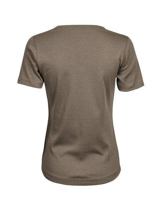 Tee Jays Ladies Interlock Tee - Clay