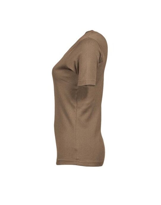 Tee Jays Ladies Interlock Tee - Wood