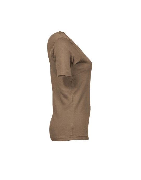 Tee Jays Ladies Interlock Tee - Wood