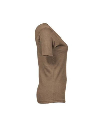 Tee Jays Ladies Interlock Tee - Wood