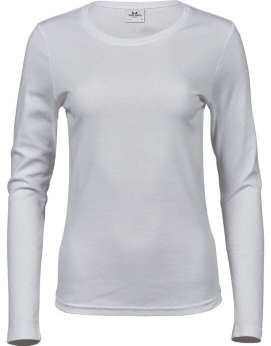 Tee Jays Lady Long Sleeve Interlock Tee - White