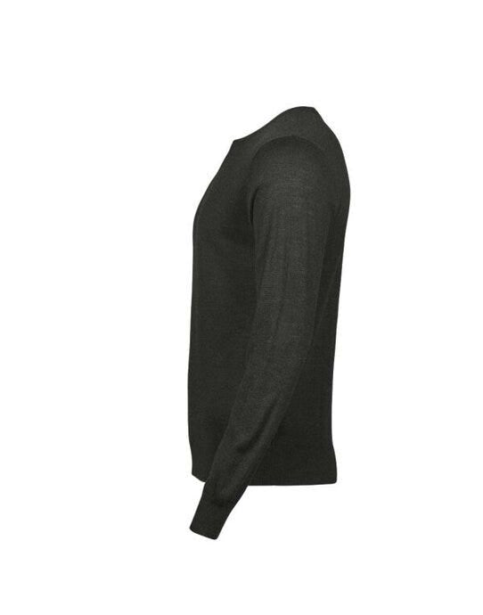 Tee Jays Mens Crew Neck Knitted Sweater - Pine