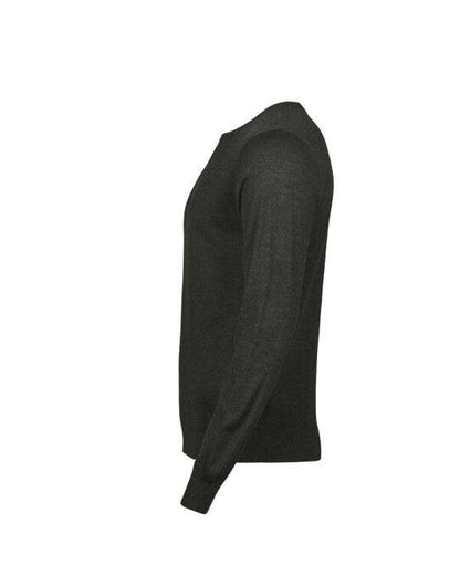 Tee Jays Mens Crew Neck Knitted Sweater - Pine
