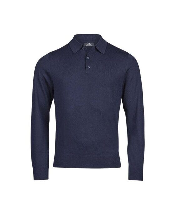 Tee Jays Polo Knit - Navy