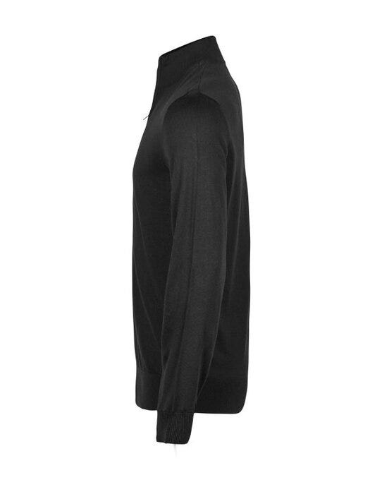 Tee Jays Mens Half Zip - Black