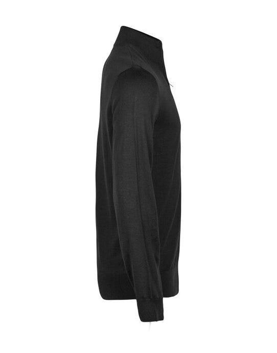 Tee Jays Mens Half Zip - Black