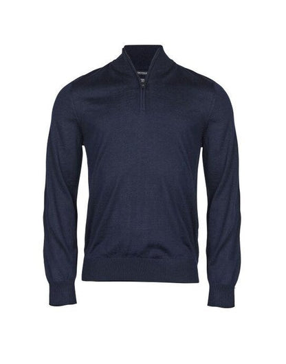 Tee Jays Mens Half Zip - Navy