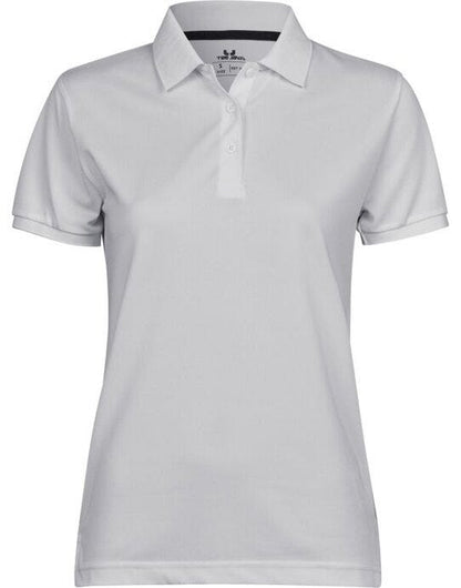 Tee Jays Ladies Club Polo - White